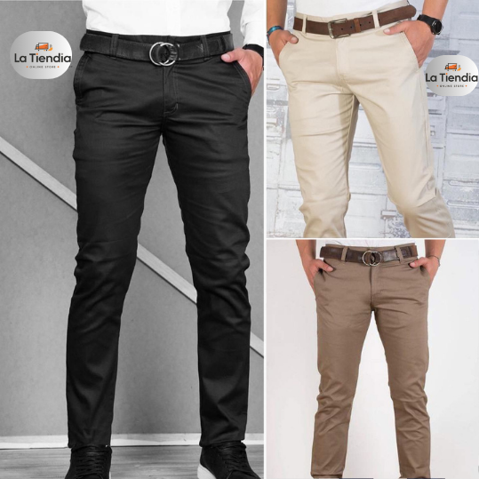 Pantalon En Drill Para Caballero